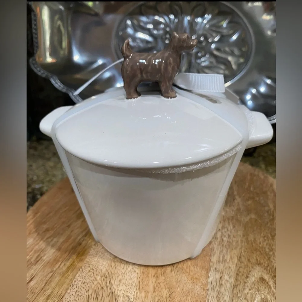 Rae Dunn Wizard of Oz TOTO figural covered ramekin/mini casserole- Brand new
